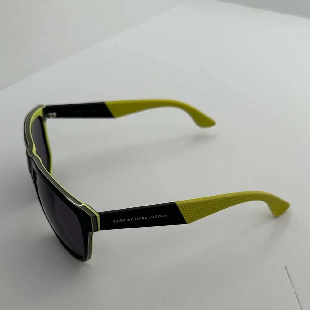 Marc by Marc Jacobs MMJ 417/S Black & Yellow Sunglasses | Unisex | Case Included